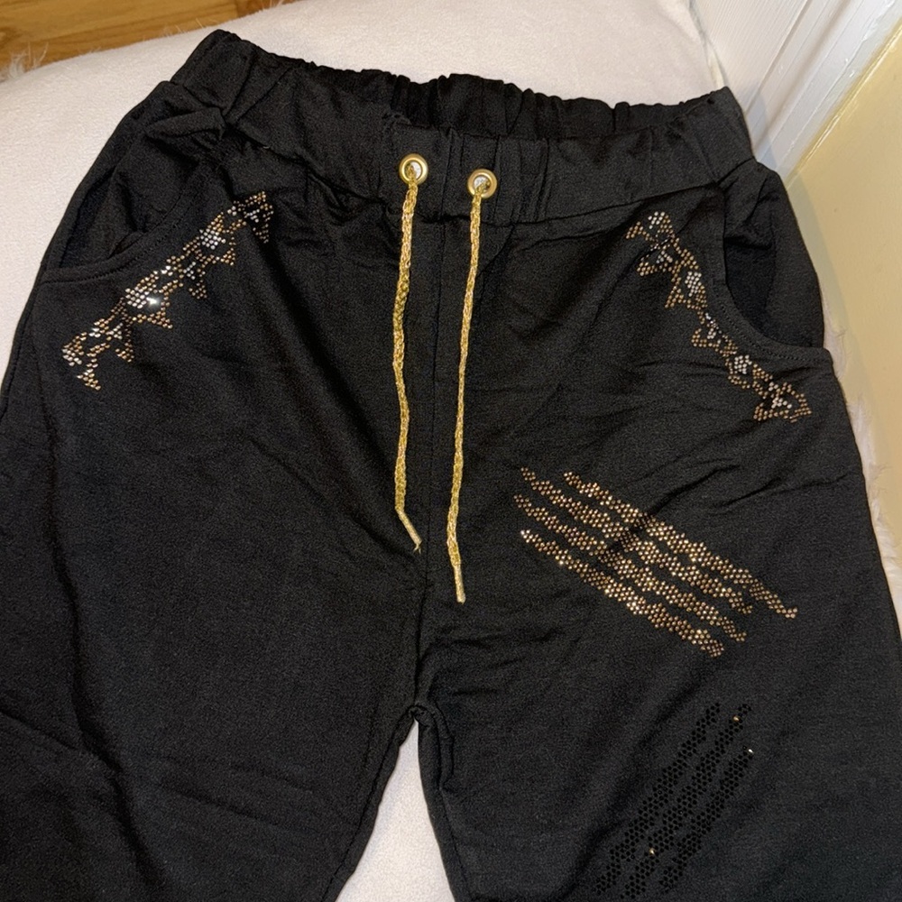 BRAND NEW WOMENS SWEATER ABD SWEATPANTS FOR SALE bedazzled SIZE EU(46) - Picture 9 of 14